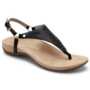Vionic Rest Kirra Arch Support Leather Sandals 7W